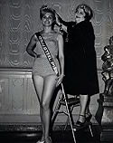 New Miss Steel Pier of 1963 Crowned by the Contest's First Winner