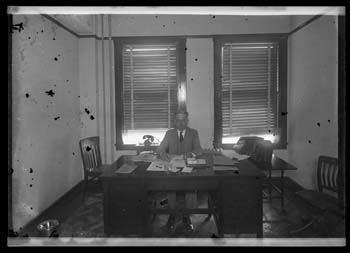 Unidentified office in the old 1914 Nueces County Courthouse