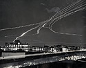 Airplane Light Patterns over Woodside, L.I.