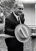 LBJ on Election Day