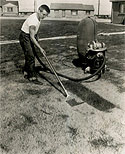 Vacuuming Dust from the Grass