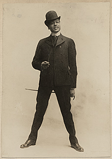 Actor and playwright Bert Williams, ca. 1900s